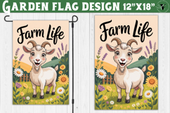 Funny Farm Garden flag | Funny animals Yard Flag Product Image 1