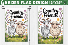 Funny Farm Garden flag | Funny animals Yard Flag Product Image 1