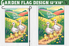 Funny Farm Garden flag | Funny animals Yard Flag Product Image 1