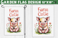 Funny Farm Garden flag | Funny animals Yard Flag Product Image 1