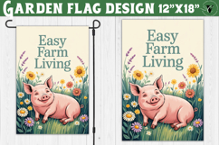 Funny Farm Garden flag | Funny animals Yard Flag Product Image 1