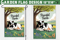Funny Farm Garden flag | Funny animals Yard Flag Product Image 1