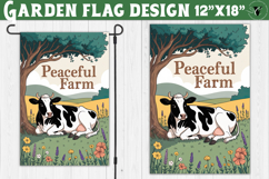 Funny Farm Garden flag | Funny animals Yard Flag Product Image 1