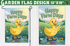 Funny Farm Garden flag | Funny animals Yard Flag Product Image 1