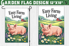 Funny Farm Garden flag | Funny animals Yard Flag Product Image 1