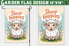Funny Farm Garden flag | Funny animals Yard Flag Product Image 1