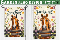 Funny Farm Garden flag | Funny animals Yard Flag Product Image 1