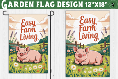 Funny Farm Garden flag | Funny animals Yard Flag Product Image 1