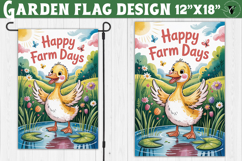 Funny Farm Garden flag | Funny animals Yard Flag Product Image 1