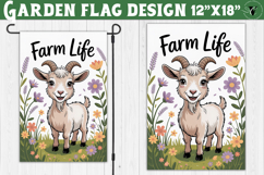 Funny Farm Garden flag | Funny animals Yard Flag Product Image 1