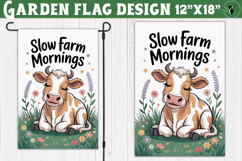 Funny Farm Garden flag | Funny animals Yard Flag Product Image 1