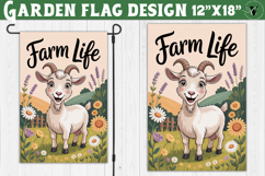 Funny Farm Garden flag | Funny animals Yard Flag Product Image 1