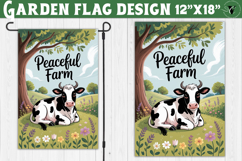 Funny Farm Garden flag | Funny animals Yard Flag Product Image 1