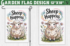 Funny Farm Garden flag | Funny animals Yard Flag Product Image 1