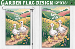 Funny Farm Garden flag | Funny animals Yard Flag Product Image 1