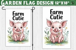Funny Farm Garden flag | Funny animals Yard Flag Product Image 1