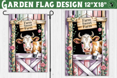 Funny Farm Garden flag | Funny animals Yard Flag Product Image 1