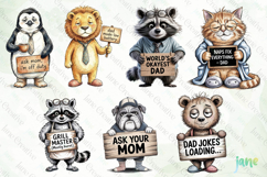 Funny Father's Day Quotes Clipart Product Image 4