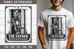 Funny Father Tarot SVG Dad Fatherhood design