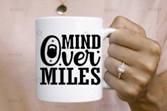 Mind over miles SVG, Workout SVG Design Product Image 2