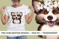 Funny Dog PNG Sublimation Product Image 1
