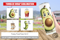 Food Puns Love Bites Tumbler Product Image 1