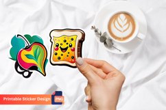 Funny Food Sticker, Sarcastic Food Sticker, Food Sticker Product Image 1