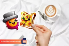Funny Food Sticker, Sarcastic Food Sticker, Food Sticker Product Image 1