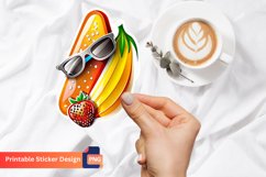 Funny Food Sticker, Food Puns Sticker, Printable Sticker Product Image 1