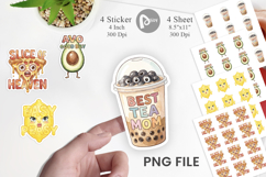 Foodie Mom Puns Sticker Product Image 1