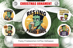 Ornament Halloween Frankenstein Coffee Product Image 1