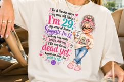 Funny Getting Old Sublimation, Sarcastic Humor PNG Product Image 2