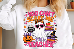 Funny Ghost Teacher Halloween PNG Design Product Image 3