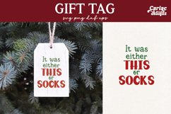 Funny Gift Tag SVG
