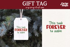 Funny Gift Tag SVG