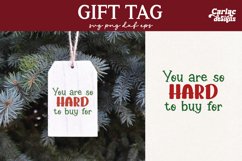 Funny Gift Tag SVG