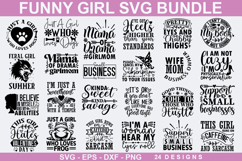 Funny Girl SVG Bundle - Funny Girl Design,Funny Funny Quotes Product Image 1