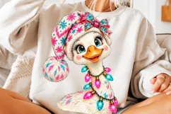 Funny Goose Christmas PNG, Christmas PNG Product Image 3