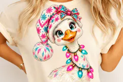 Funny Goose Christmas PNG, Christmas PNG Product Image 4