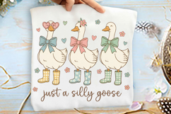 Funny Goose Coquette PNG, Just a Silly Goose Sublimation Product Image 1