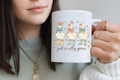 Funny Goose Coquette PNG, Just a Silly Goose Sublimation Product Image 4