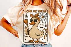 Honk Or Treat PNG, Halloween Goose PNG, Funny Goose PNG Product Image 2