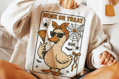 Honk Or Treat PNG, Halloween Goose PNG, Funny Goose PNG Product Image 3
