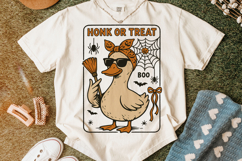 Honk Or Treat PNG, Halloween Goose PNG, Funny Goose PNG Product Image 1