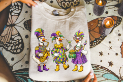 Funny Mardi Gras Goose PNG, Fleur De Lis PNG, Fat Tuesday Product Image 4