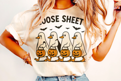 Goose Sheet PNG, Halloween Goose PNG, Funny Goose PNG, Fall Product Image 2