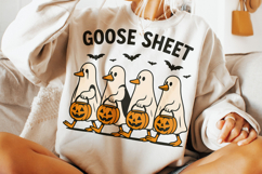 Goose Sheet PNG, Halloween Goose PNG, Funny Goose PNG, Fall Product Image 3