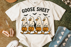 Goose Sheet PNG, Halloween Goose PNG, Funny Goose PNG, Fall Product Image 5