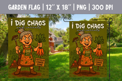 Sassy Garden Gals | Funny Grandma Garden Flag Sublimation Product Image 1