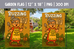 Sassy Garden Gals | Funny Grandma Garden Flag Sublimation Product Image 1